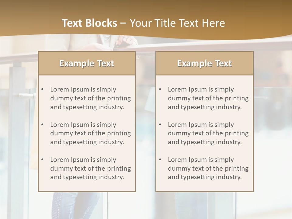 Holding Consumerism Beautiful PowerPoint Template