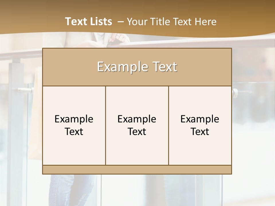 Holding Consumerism Beautiful PowerPoint Template