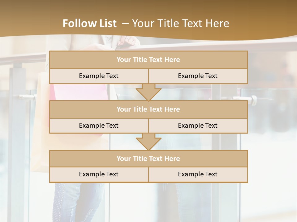 Holding Consumerism Beautiful PowerPoint Template