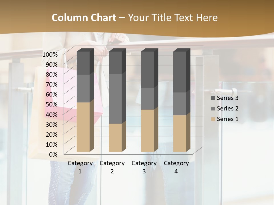 Holding Consumerism Beautiful PowerPoint Template