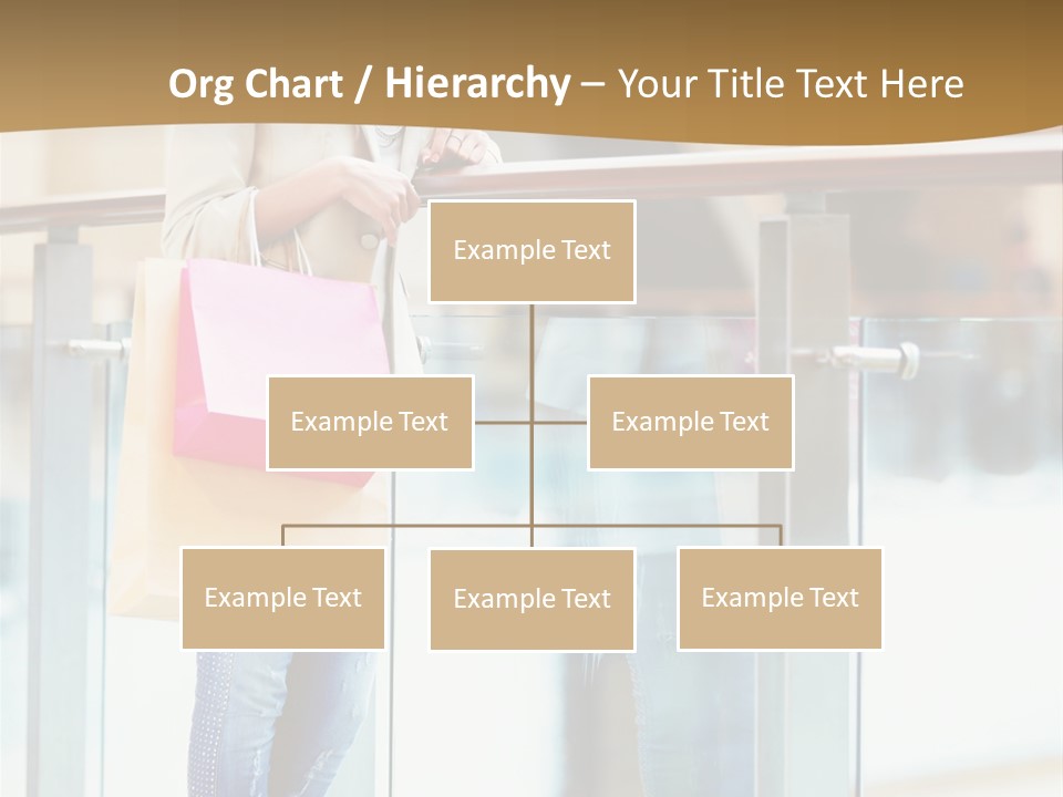 Holding Consumerism Beautiful PowerPoint Template