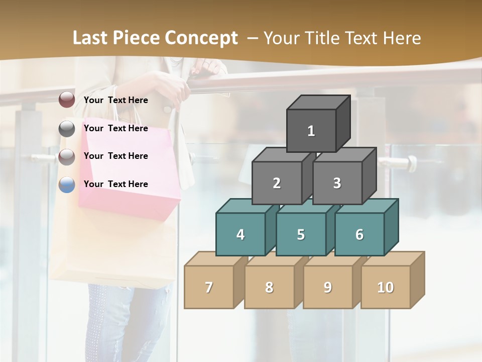 Holding Consumerism Beautiful PowerPoint Template