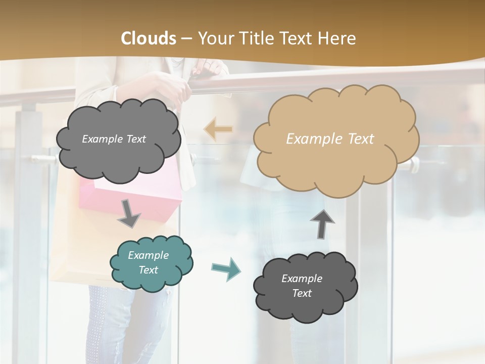 Holding Consumerism Beautiful PowerPoint Template