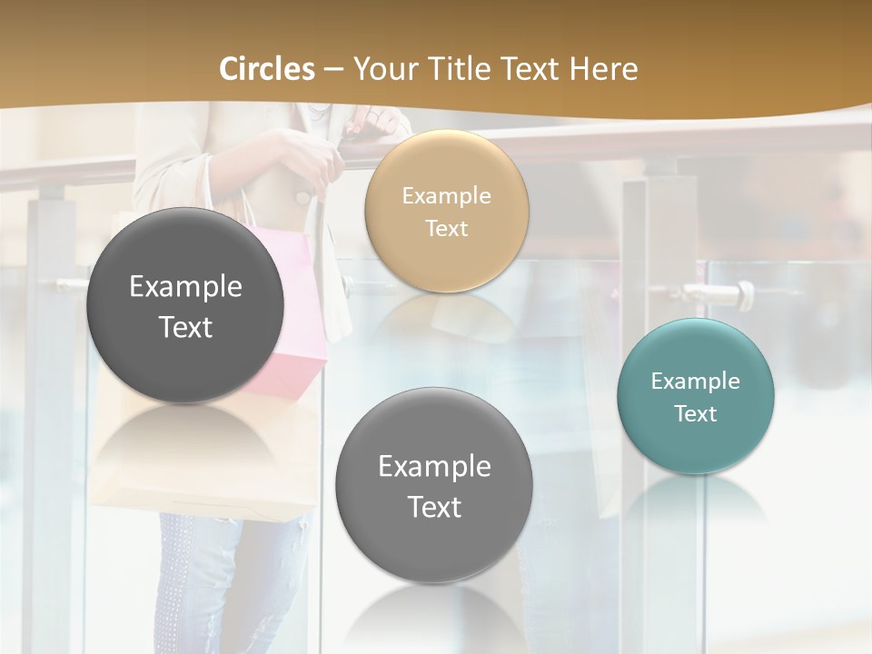 Holding Consumerism Beautiful PowerPoint Template