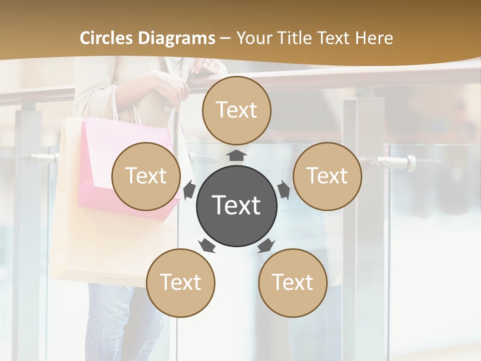 Holding Consumerism Beautiful PowerPoint Template
