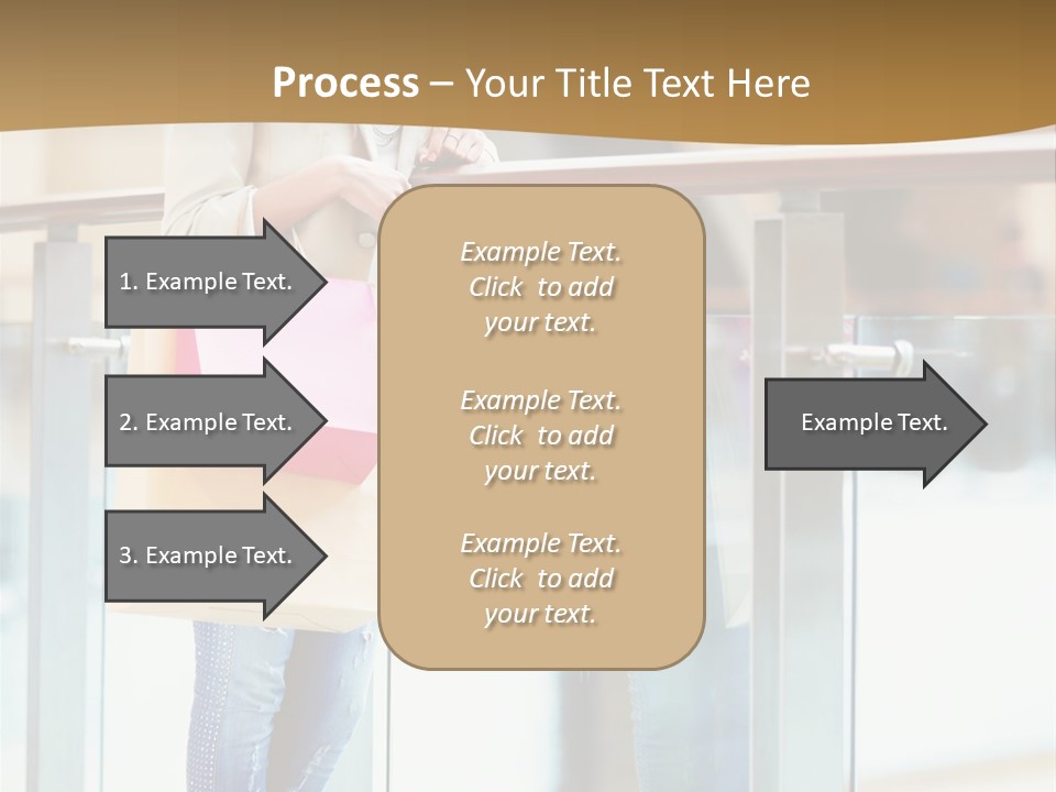 Holding Consumerism Beautiful PowerPoint Template