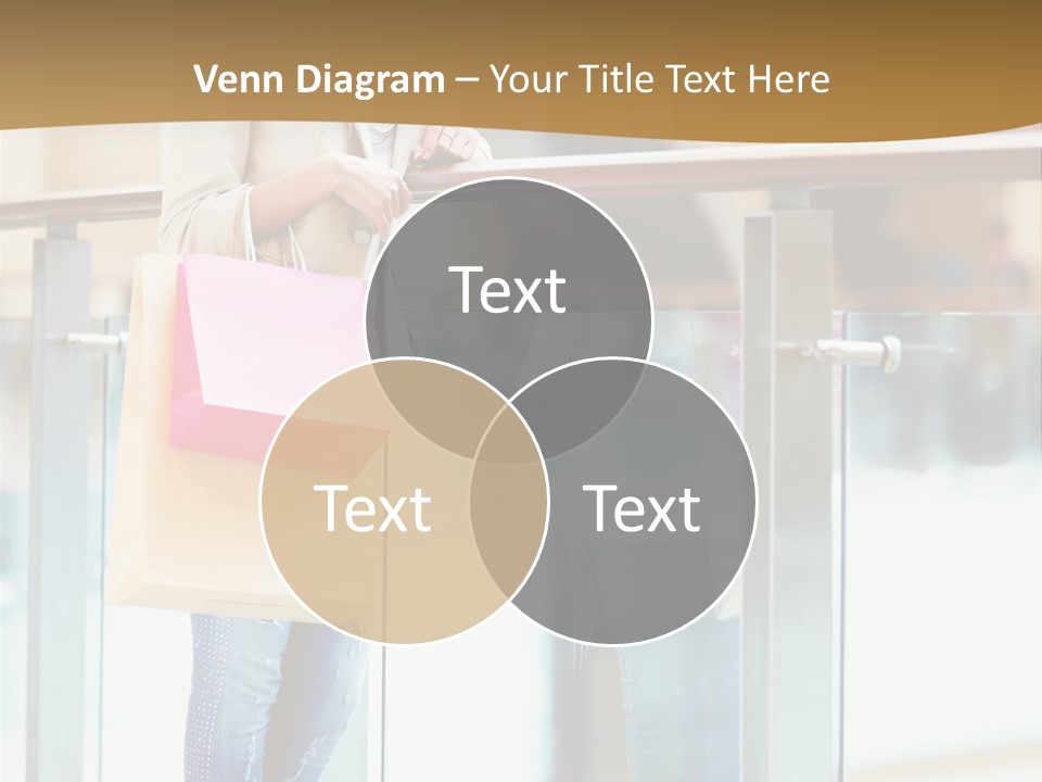 Holding Consumerism Beautiful PowerPoint Template