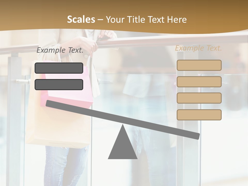 Holding Consumerism Beautiful PowerPoint Template