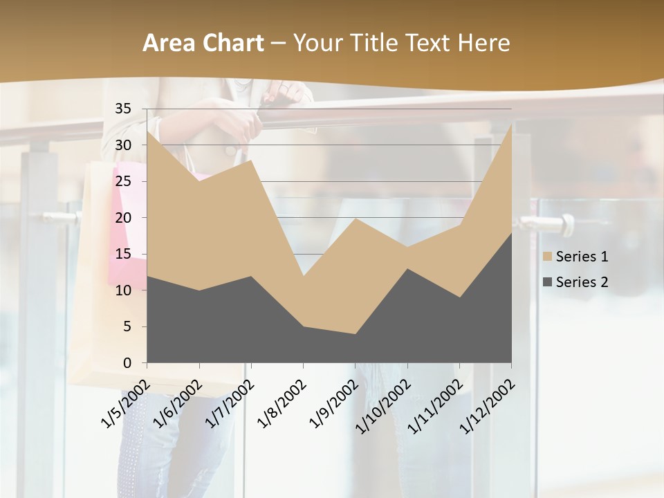 Holding Consumerism Beautiful PowerPoint Template