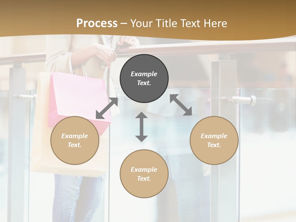 Holding Consumerism Beautiful PowerPoint Template