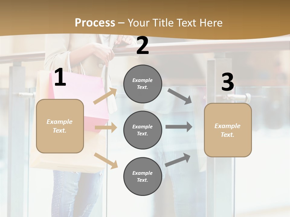 Holding Consumerism Beautiful PowerPoint Template