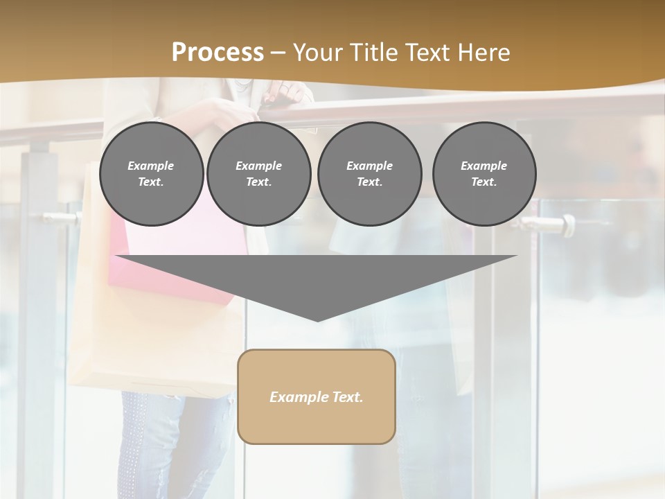 Holding Consumerism Beautiful PowerPoint Template