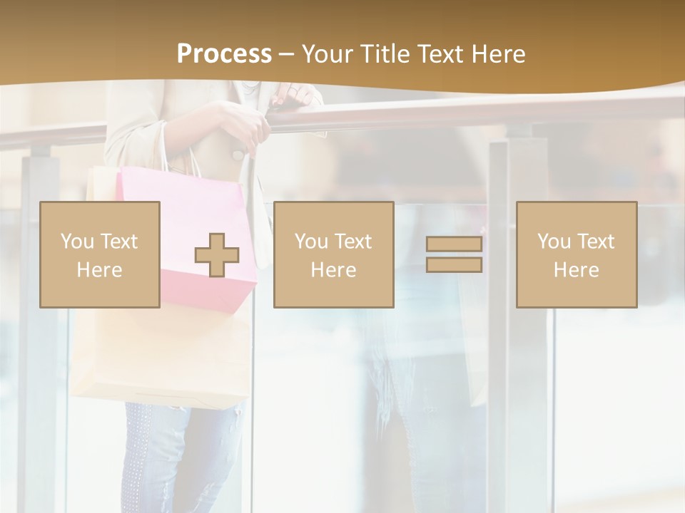 Holding Consumerism Beautiful PowerPoint Template