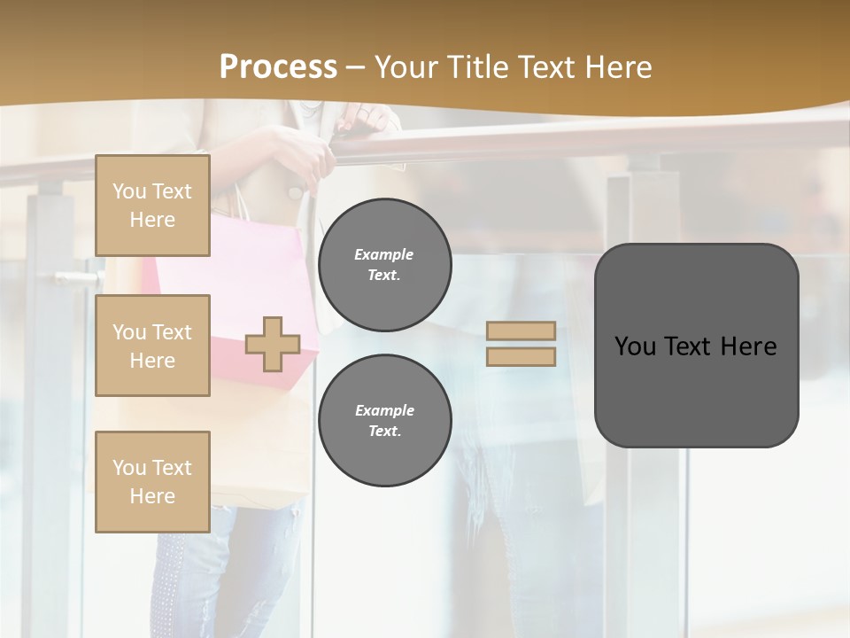 Holding Consumerism Beautiful PowerPoint Template