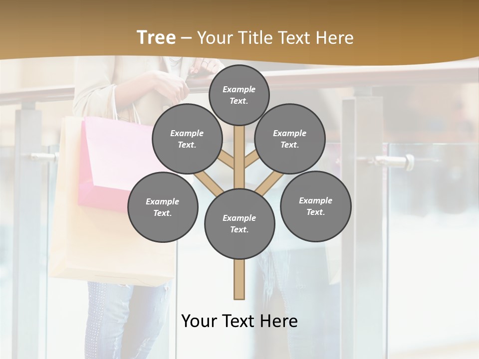 Holding Consumerism Beautiful PowerPoint Template