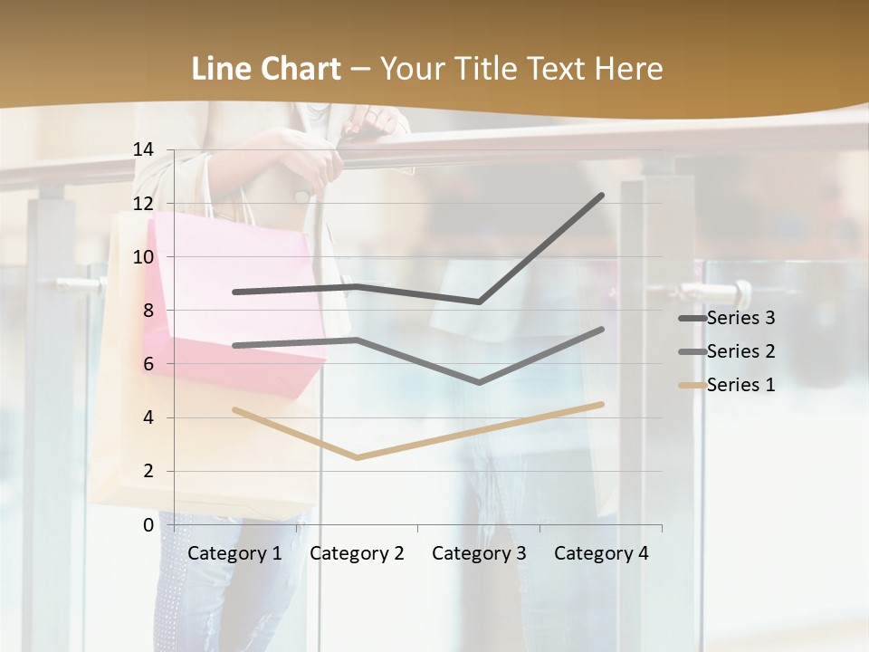 Holding Consumerism Beautiful PowerPoint Template
