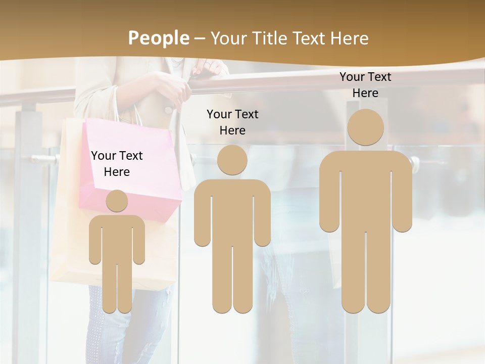 Holding Consumerism Beautiful PowerPoint Template