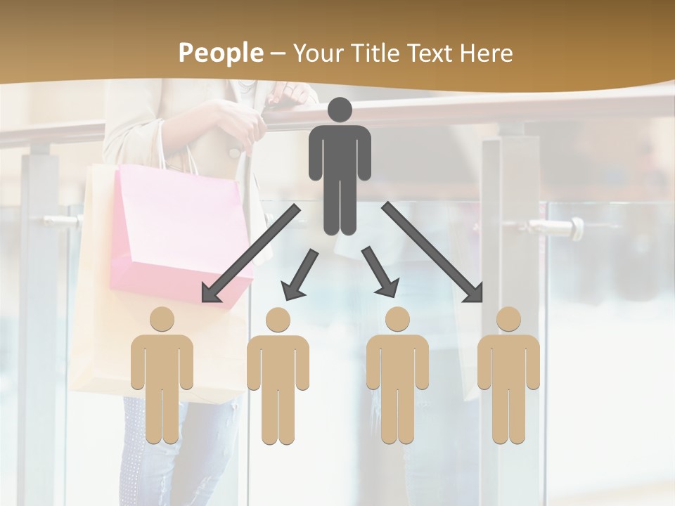 Holding Consumerism Beautiful PowerPoint Template