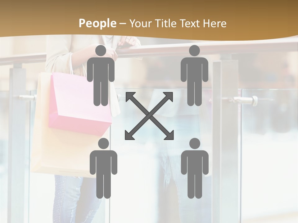 Holding Consumerism Beautiful PowerPoint Template