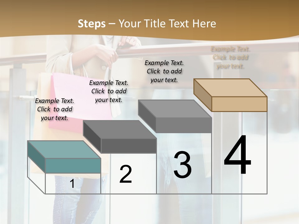 Holding Consumerism Beautiful PowerPoint Template