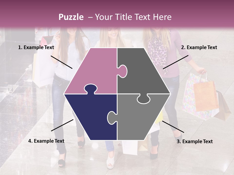 Casual Female Attractive PowerPoint Template