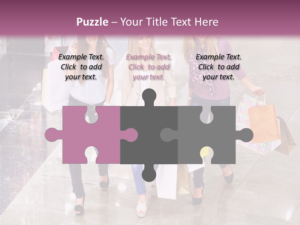 Casual Female Attractive PowerPoint Template