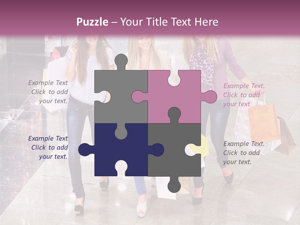 Casual Female Attractive PowerPoint Template