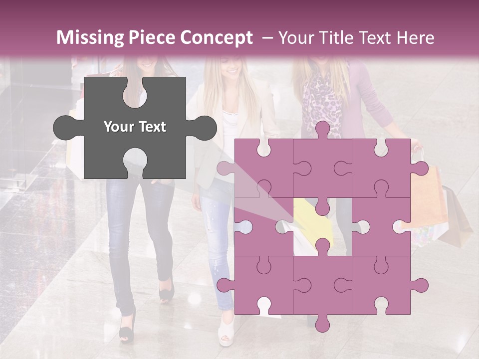 Casual Female Attractive PowerPoint Template