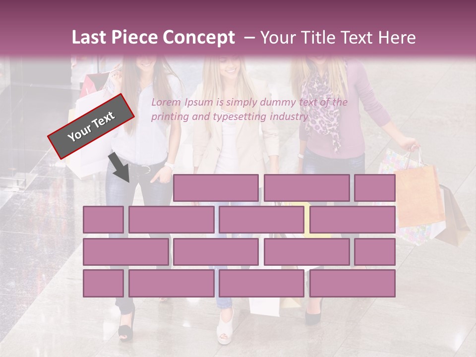 Casual Female Attractive PowerPoint Template