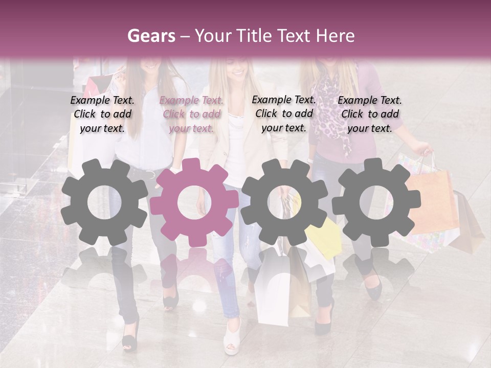 Casual Female Attractive PowerPoint Template