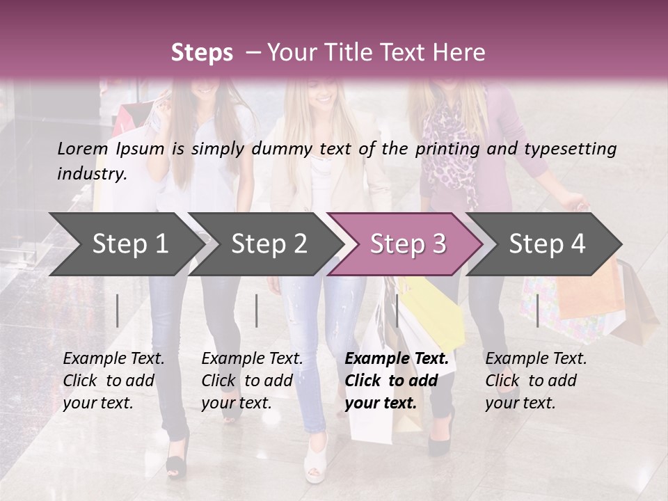 Casual Female Attractive PowerPoint Template