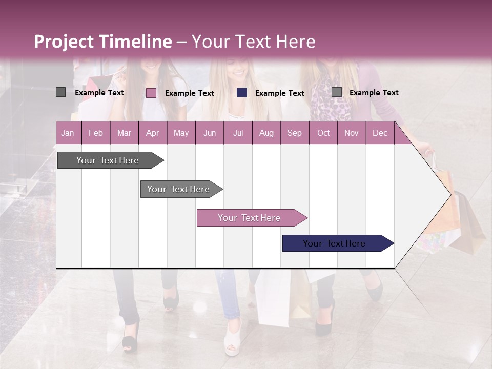 Casual Female Attractive PowerPoint Template