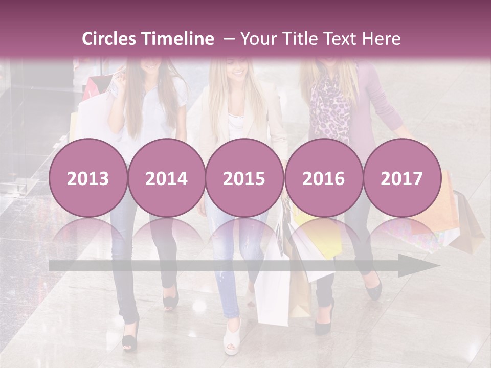 Casual Female Attractive PowerPoint Template