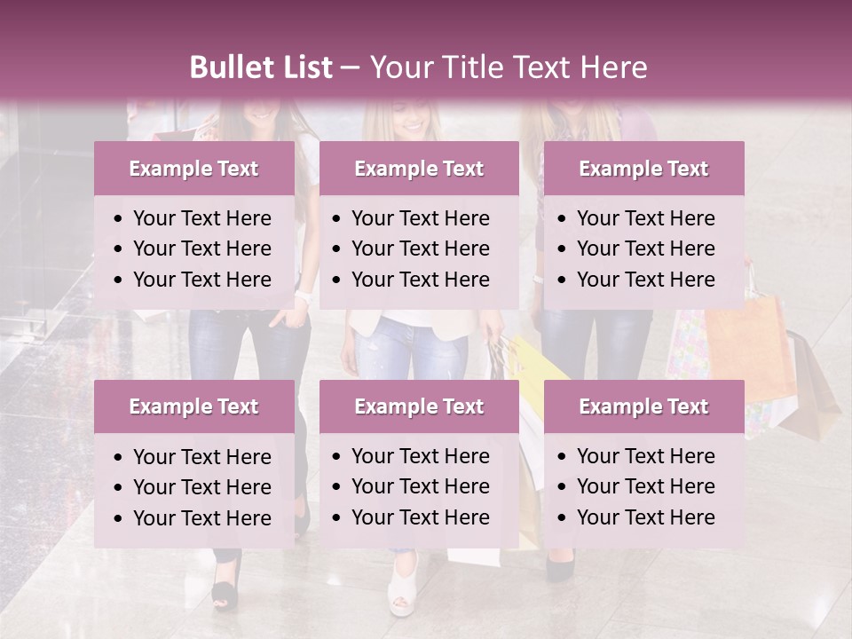 Casual Female Attractive PowerPoint Template