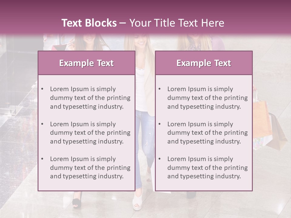 Casual Female Attractive PowerPoint Template