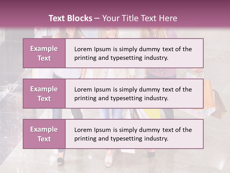 Casual Female Attractive PowerPoint Template