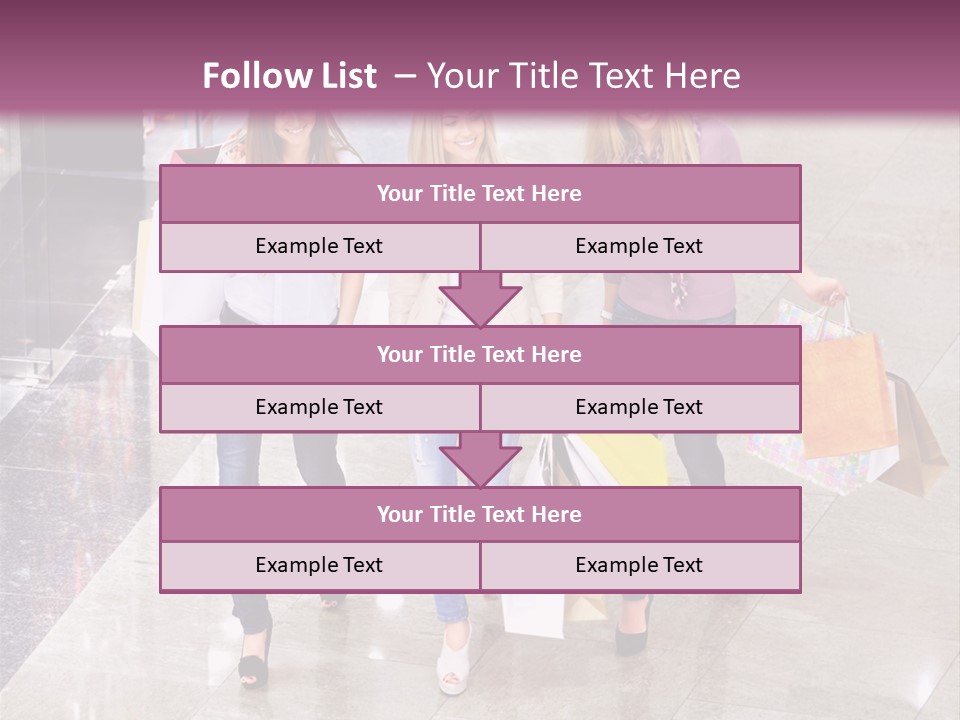 Casual Female Attractive PowerPoint Template