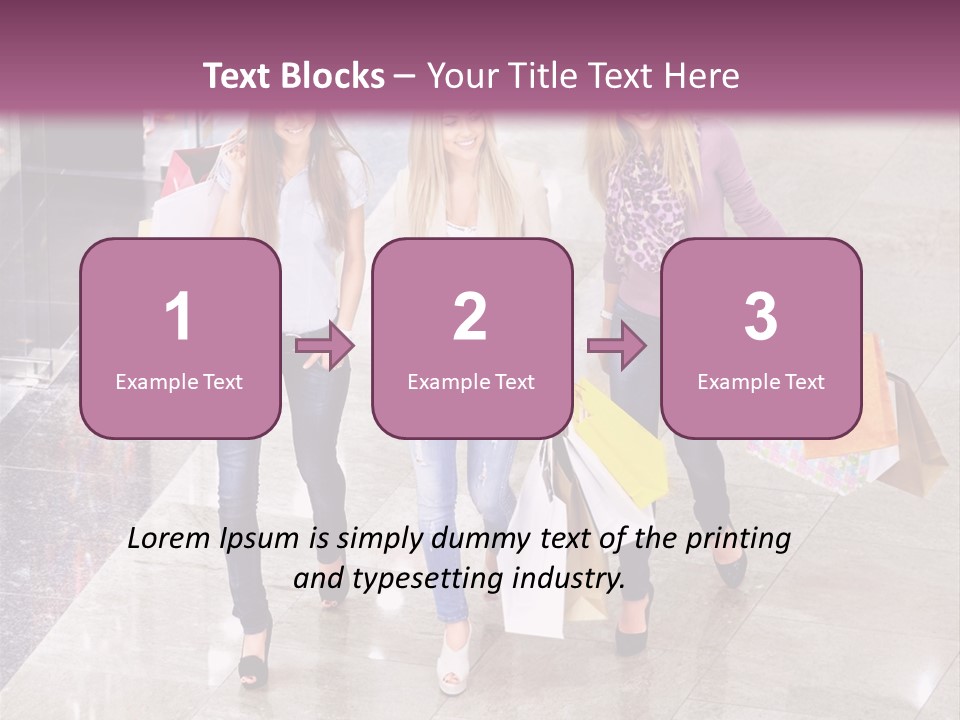 Casual Female Attractive PowerPoint Template