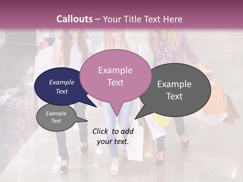 Casual Female Attractive PowerPoint Template