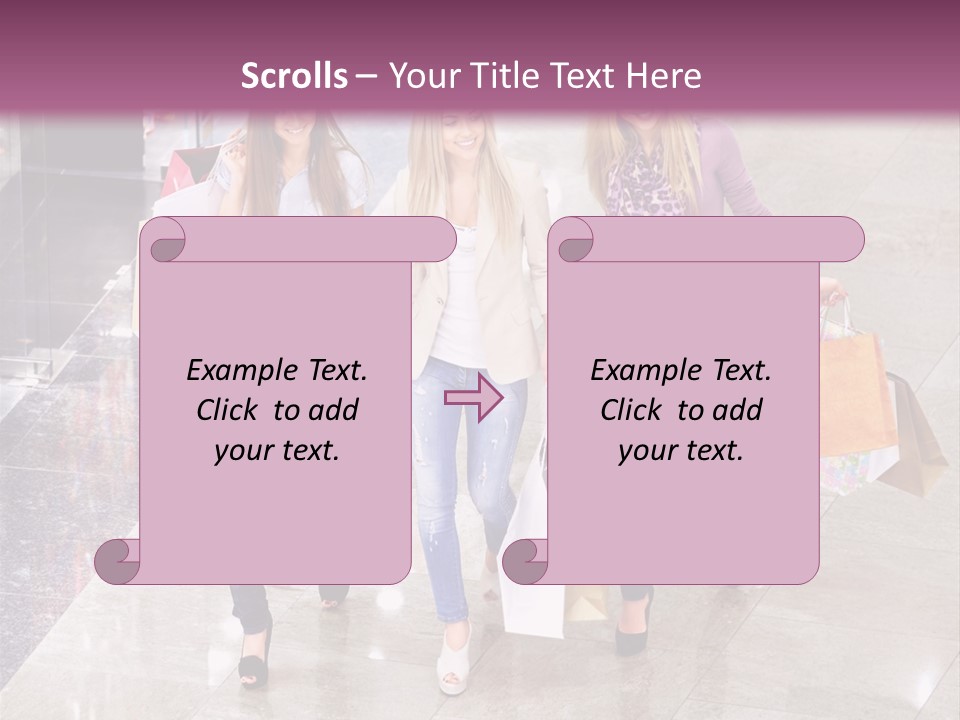 Casual Female Attractive PowerPoint Template