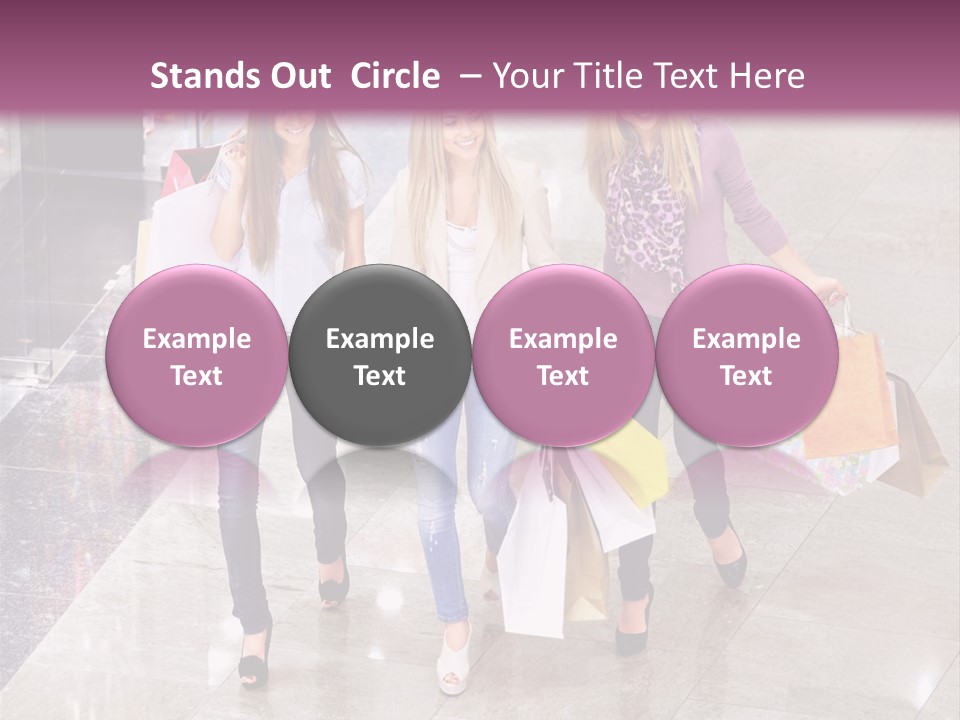 Casual Female Attractive PowerPoint Template