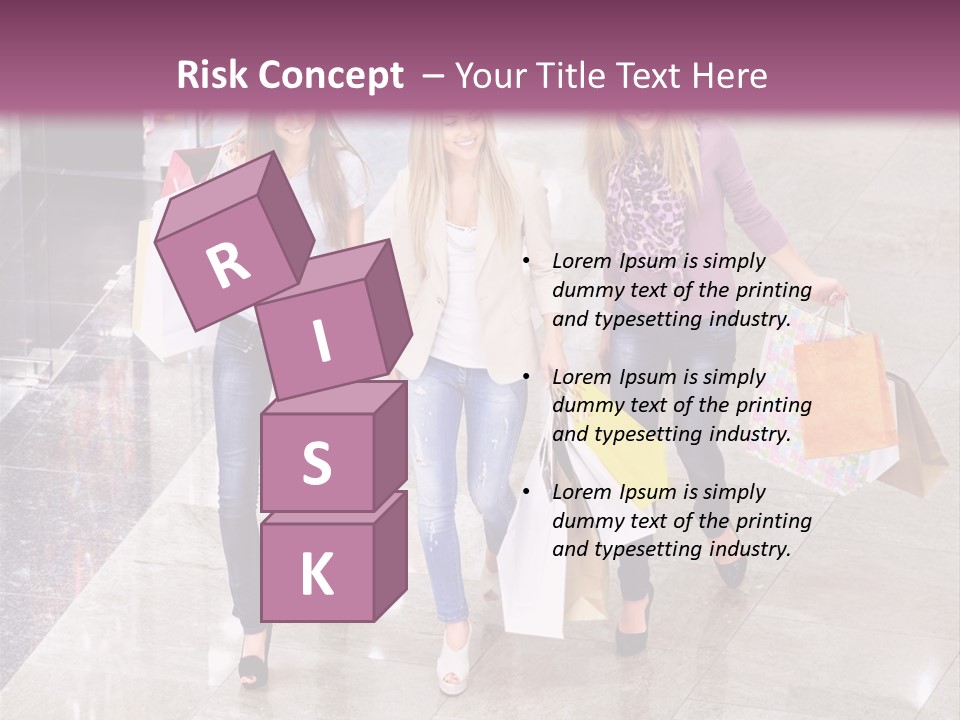 Casual Female Attractive PowerPoint Template