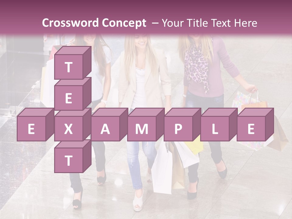 Casual Female Attractive PowerPoint Template