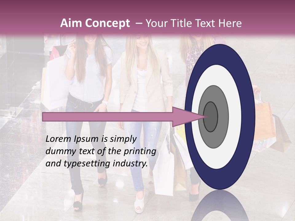 Casual Female Attractive PowerPoint Template