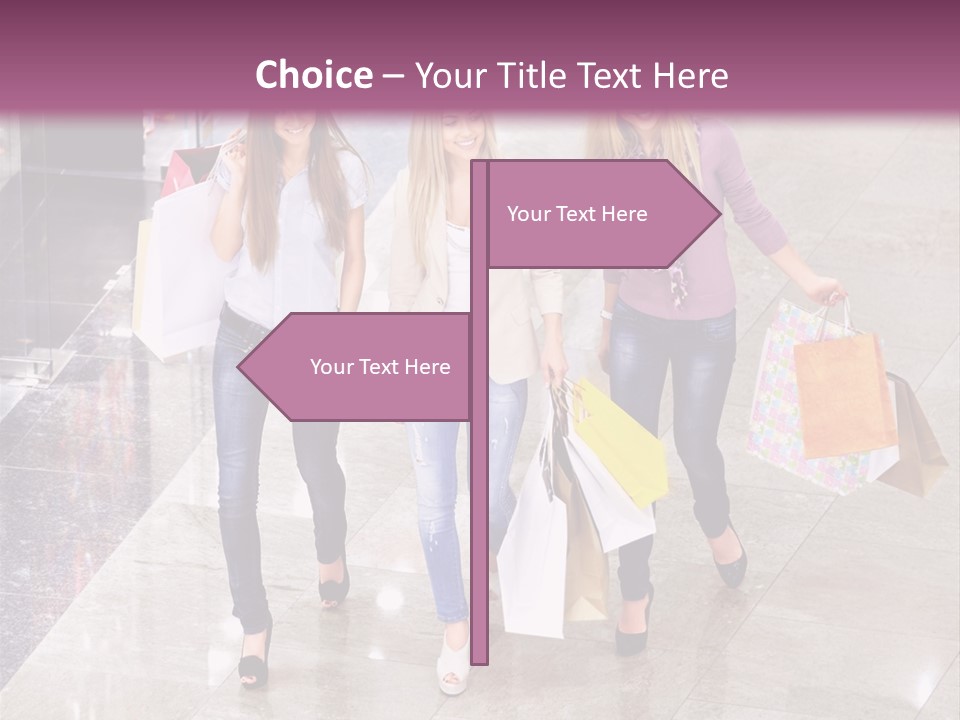 Casual Female Attractive PowerPoint Template