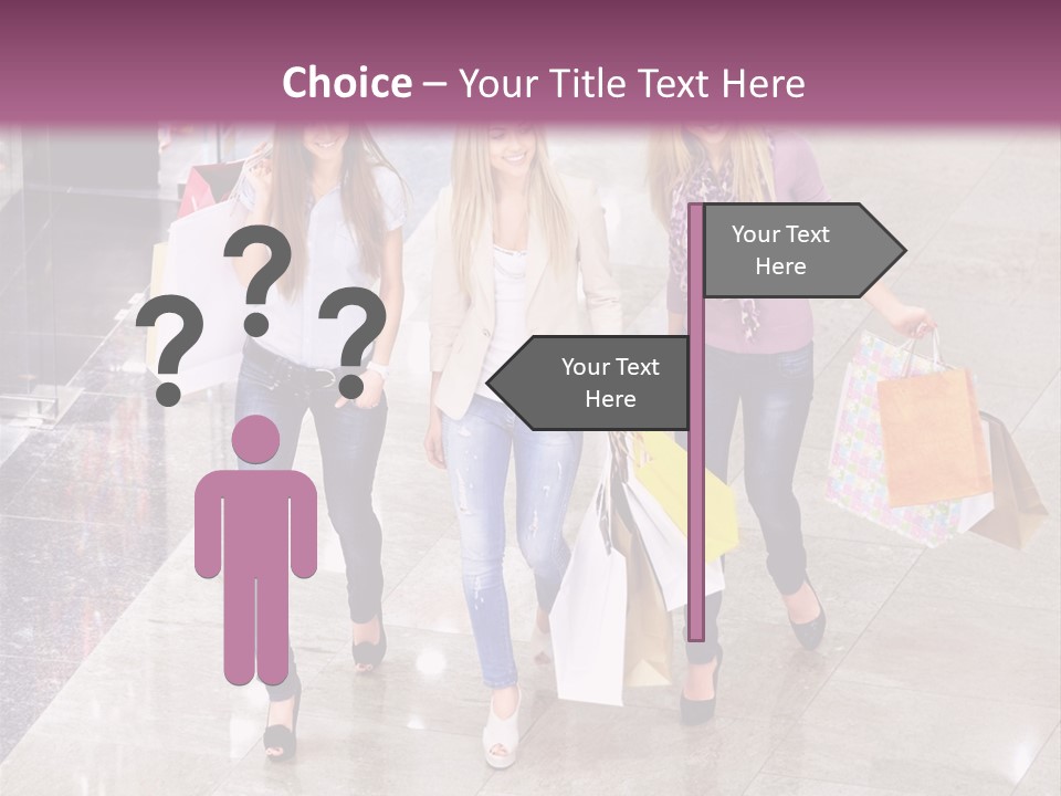 Casual Female Attractive PowerPoint Template