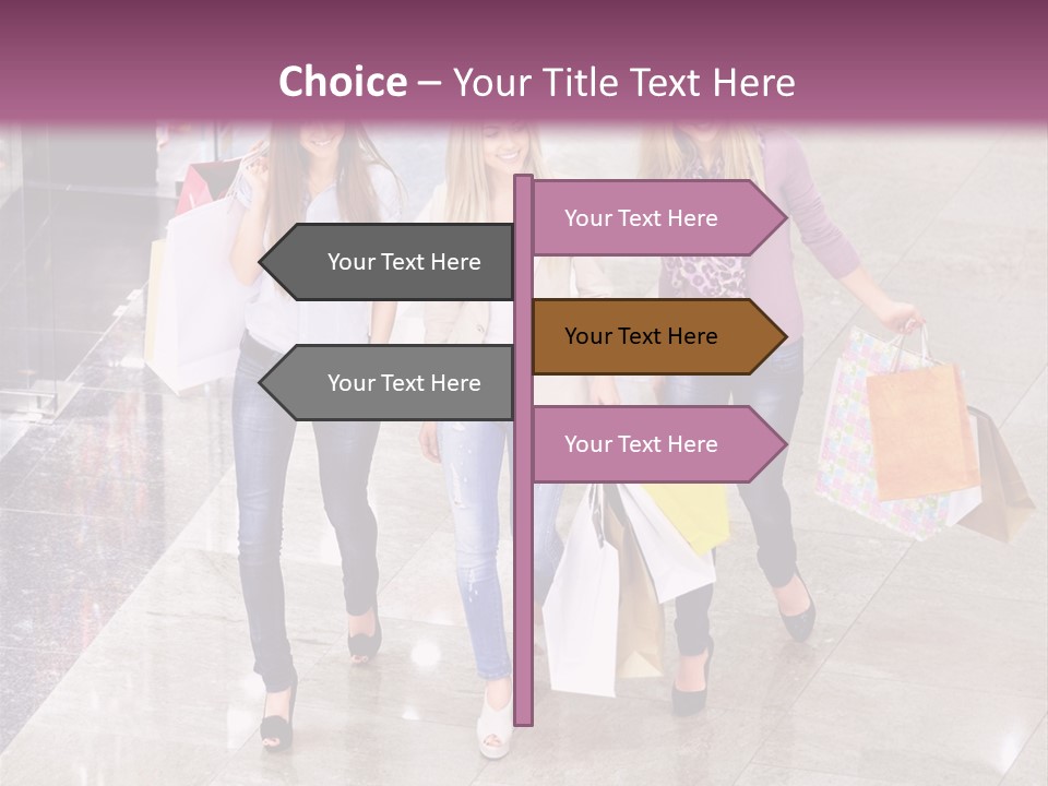 Casual Female Attractive PowerPoint Template