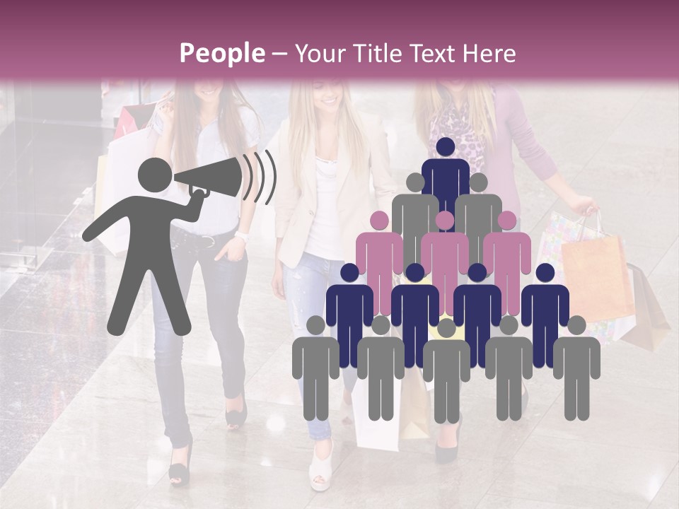 Casual Female Attractive PowerPoint Template