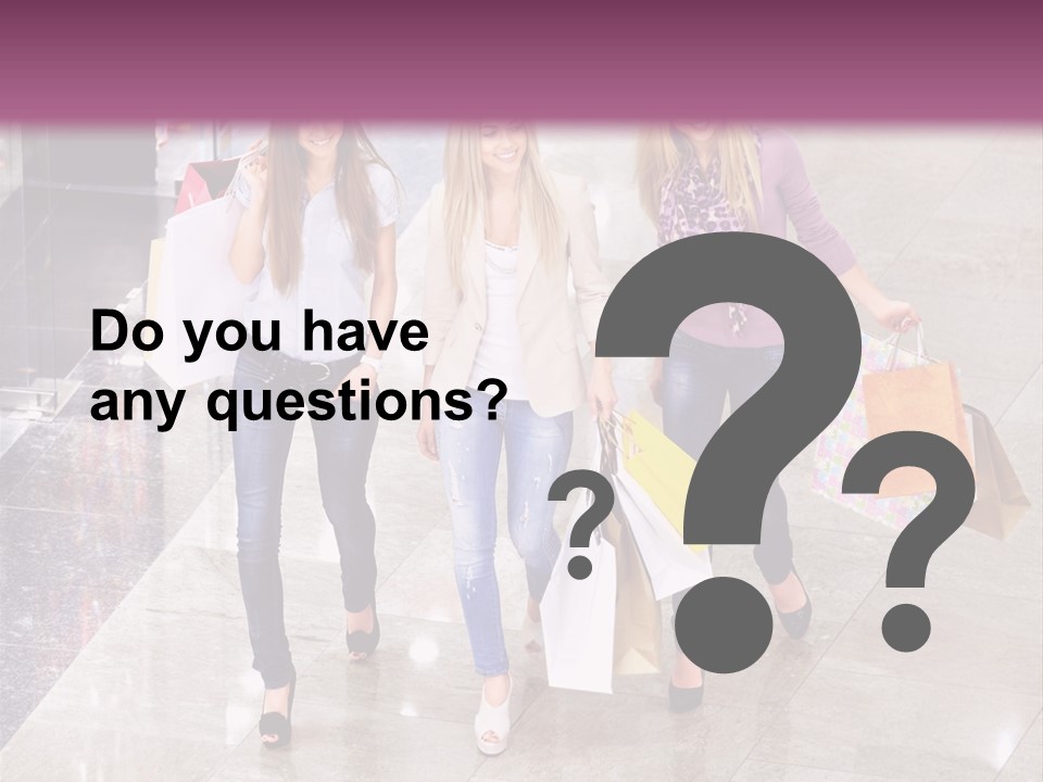 Casual Female Attractive PowerPoint Template