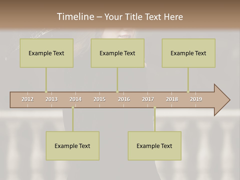 Forest Rain Face PowerPoint Template